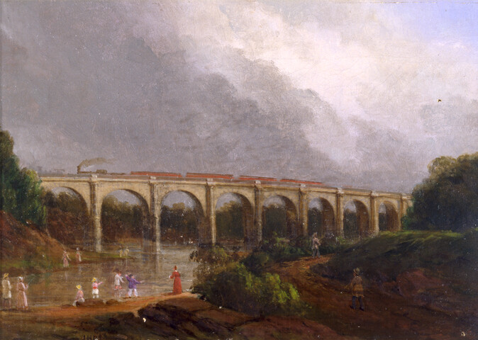 Thomas Viaduct, at Relay, B&O Railroad — 1850-1860