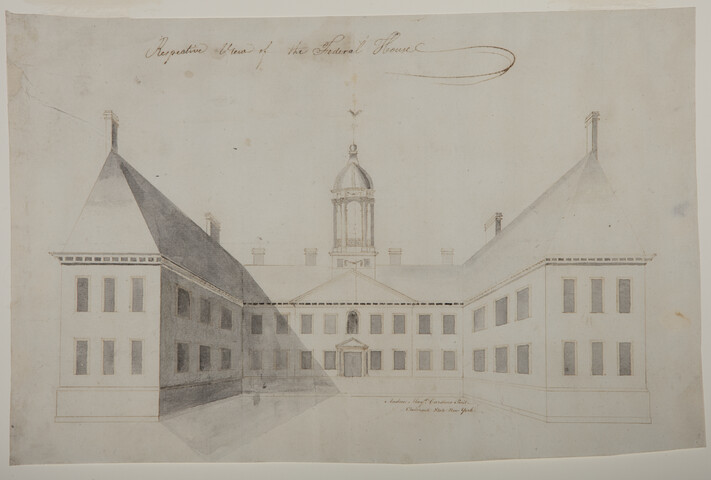 Perspective View of the Federal House — 1792