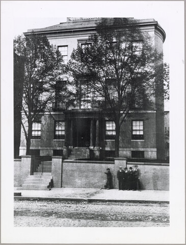 Exterior of A. S. Abell house — circa 1878