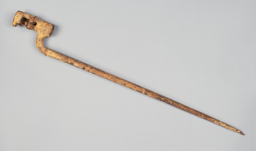 Bayonet from a gun found at the Antietam Battlefield.