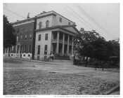 This three-story Charleston-style mansion was located at the northeast corner of Cathedral Street and Centre Street in Baltimore, Maryland. It was built circa 1845 by Thomas P. Williams of North Carolina. The house stood back from the street and was surrounded on three sides by flower gardens. A notable architectural feature of the building was…