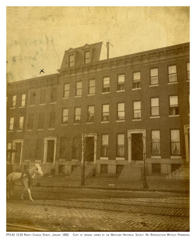 1119 North Charles Street, Baltimore, Maryland — 1892-01