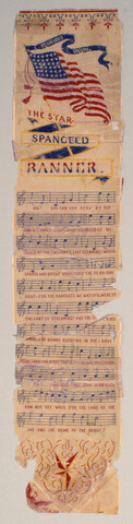 Francis Scott Key Star Spangled Banner Ribbon — circa 1876-1900