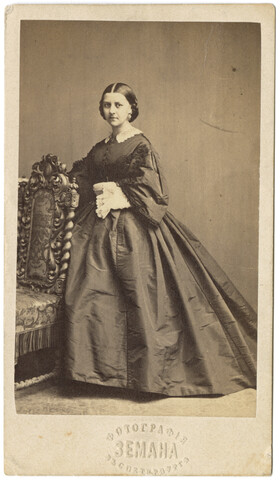 Portrait of Mrs. Thomas Winans facing left — circa 1853