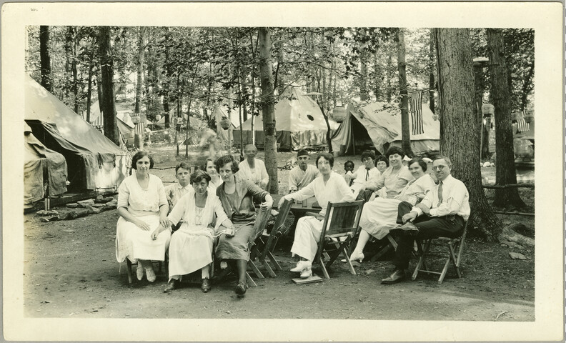 Group at Camp Hutzler — 1921
