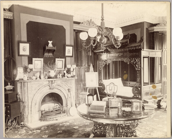 Guilford mansion bedroom — 1888