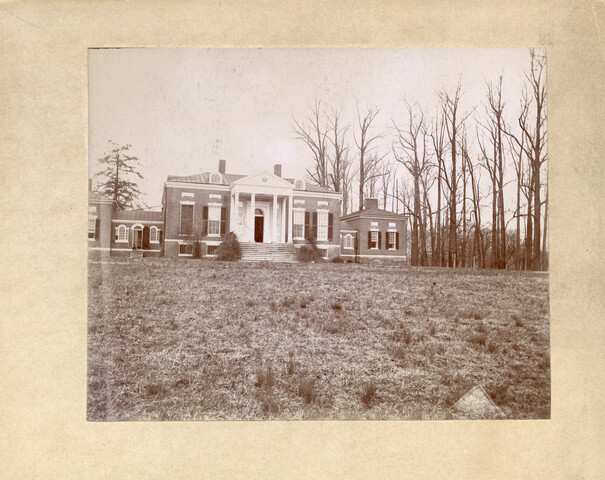 Exterior view of Homewood estate — circa 1890