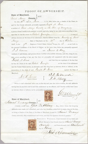 Proof of ownership of Robert Jennifer — 1865-06-10