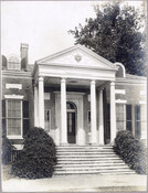 Exterior of the Homewood estate front porch. Homewood was built between 1801 and 1806 as a country home for Charles Carroll, Jr., son of Charles Carroll of Carrollton who was a signer of the Declaration of Independence. The Federal-period Palladian home was in the Carroll family until purchased by merchant William Wyman in 1838 and…