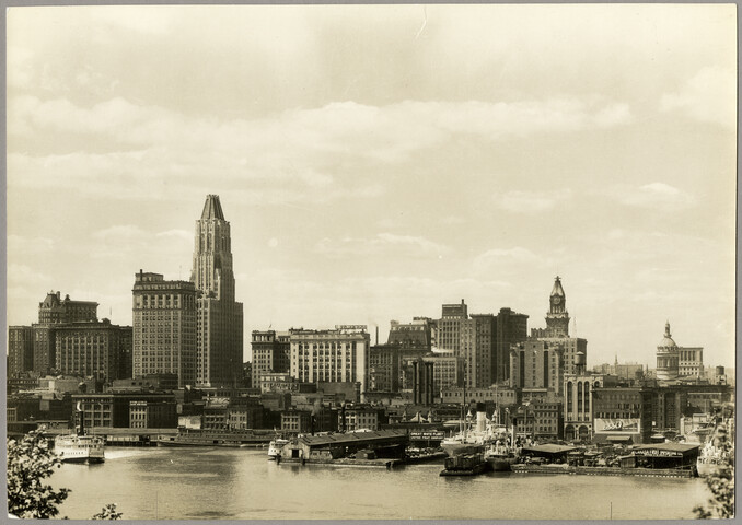 Baltimore Inner Harbor — circa 1939