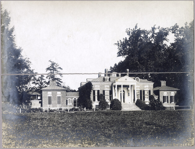 Exterior view of Homewood estate — circa 1900