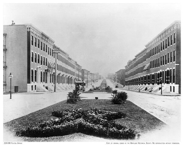 900 block of Fulton Avenue — circa 1885
