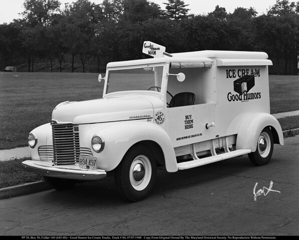 Good Humor ice cream truck number 84 — 1948-07-07