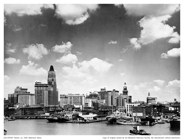 Downtown Baltimore, Maryland — circa 1941