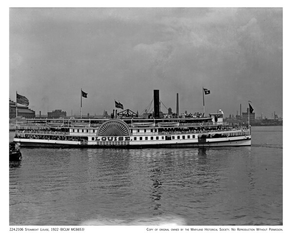 Steamboat ‘Louise’ — 1922