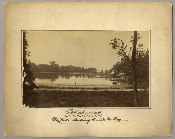 Tolchester, the lake looking towards the bay — circa 1883
