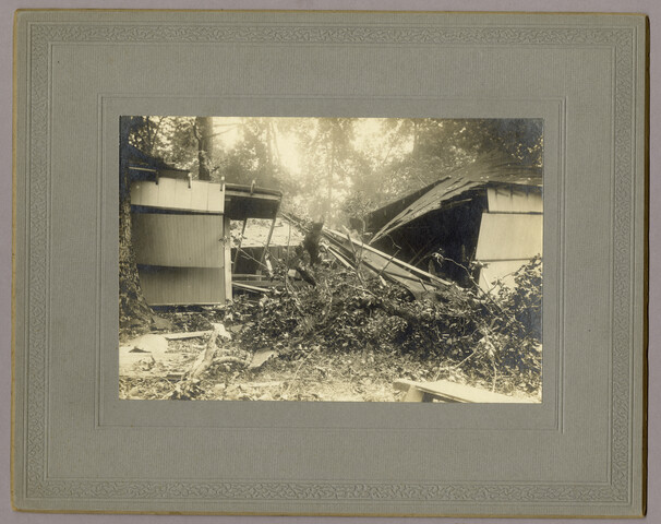 Damaged structure in Tolchester — circa 1915