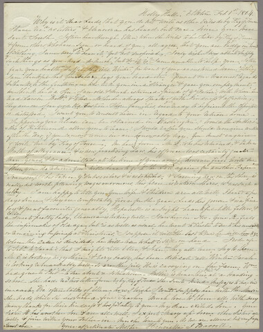 Henrietta Barroll letter to John Leeds Barroll — 1864-02-01