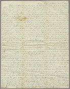 Henrietta Barroll to her son John Leeds Barroll. Enquires about his health, and discusses trying to get his release. John Leeds Barroll was in exile in the Confederate capitol of Richmond, Virginia after publishing a newspaper article that federal authorities found treasonous. The Barroll family was a prominent Kent County family in the 19th and…