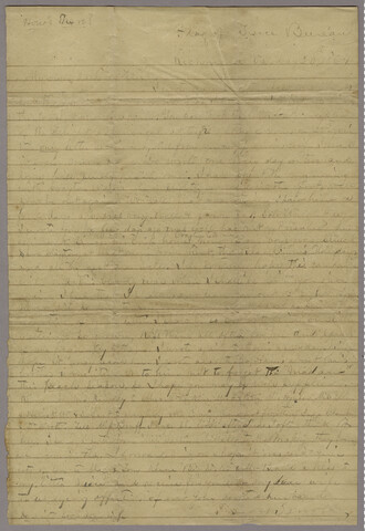 John Leeds Barroll letter to Elleonora Barroll — 1864-05-20