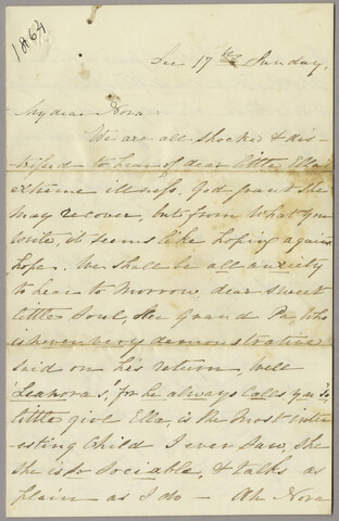 Henrietta Barroll letter to Elleonora Barroll — 1864-12-17