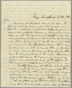 James Boone to Joseph Wickes, discussing the bill of sale of several enslaved individuals. Boone puts value to the enslaved individuals in both Kent and Cecil counties. Joseph Wickes was a lawyer in Chestertown, Maryland in the mid-19th century.
