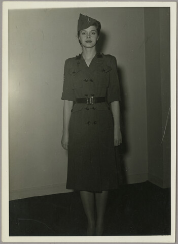 Model in a civilian uniform — circa 1941