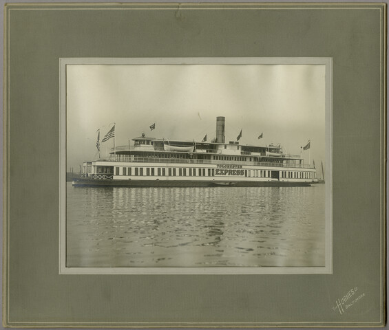 Steamship ‘Express’ on Chesapeake Bay — circa 1925