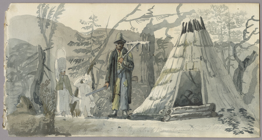 Collier and his family on Sugarloaf Mountain — 1816-11-03