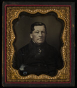 Daguerreotype portrait of Hon. John Stevens Sellman (1805-1869), a farmer and politician from Anne Arundel County, Maryland. He was a member of the Maryland House of Delegates from Anne Arundel County in 1827, 1829, 1833, and 1841, and a member of the Maryland Senate from Anne Arundel County 1842-1847, 1849, 1852, 1862, and 1864. In…