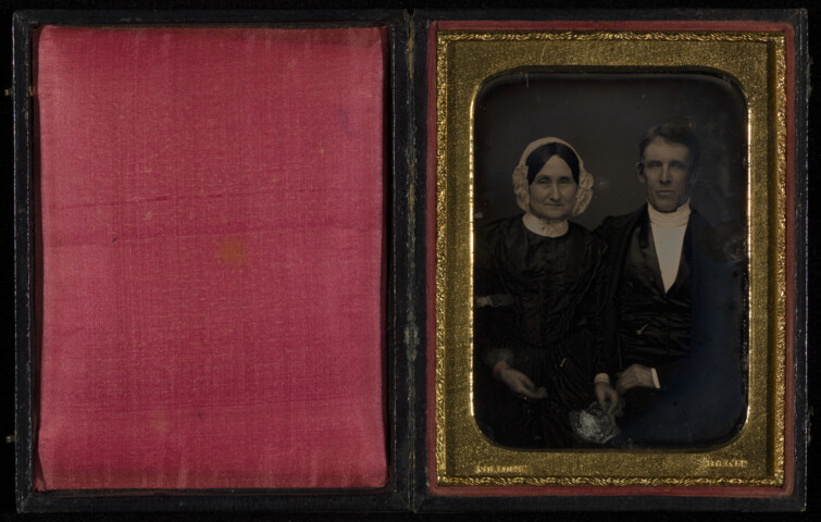 Portrait of Maulden and Eliza Perine — circa 1860