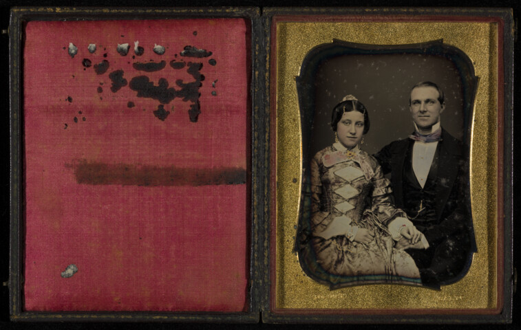 Portrait of an unidentified couple — undated