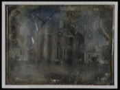 Daguerreotype image of Hope House, Talbot County, Maryland. The house was built circa 1770 on a tract on the Miles River granted to the Lloyd family in 1666. The builder was Peregrine Tilghman (1741-1807), who had married Deborah Lloyd in 1769. Hope House is a National Register property.