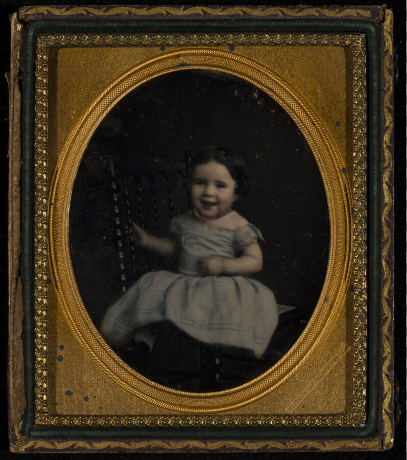 Daguerreotype portrait of an unidentified girl