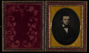 Daguerreotype portrait of William Baker Graves (1835-1915), son of Ann Jane Baker (1804-1878) and Dr. John James Graves (1800-1890). In 1874, he married Emily Cornelia Wight (1846-1908) of Richmond, Virginia. The couple were parents to: Annie Melissa (1875-1964); Margaret Copland (1877-1959); and Emily Jane (1881-1949).