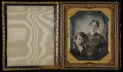 Daguerreotype portrait of Casimir Dunn and mother.