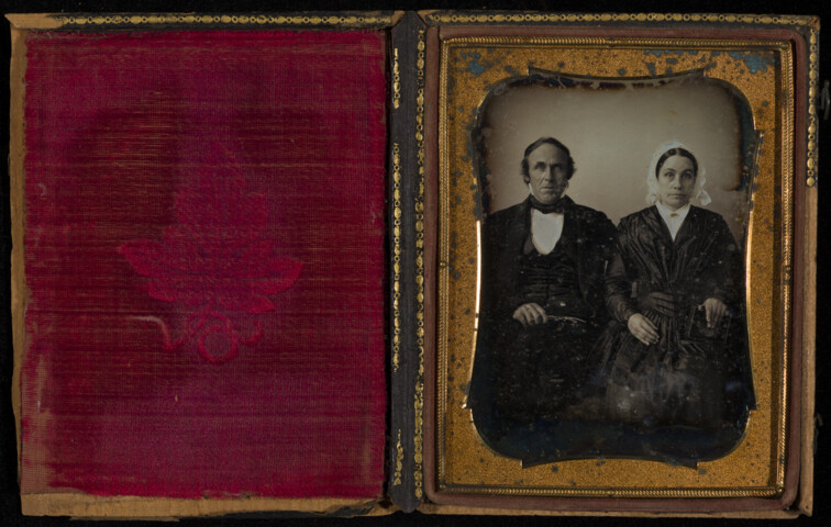 Portrait of an unidentified couple — undated