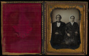 Daguerreotype portrait of an unidentified couple