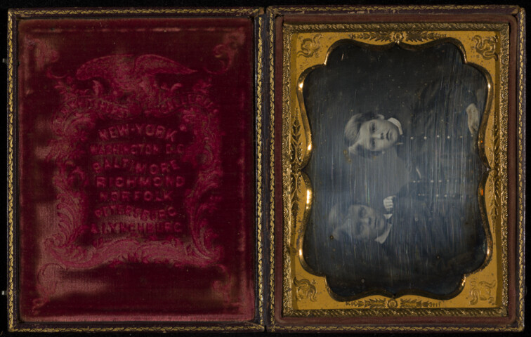 Portrait of John Nicholas Carroll and Charles Carroll — circa 1852