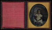 Daguerreotype portrait of an unidentified child.
