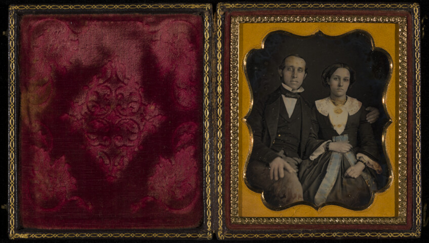 Portrait of Orson Gore and Mary Ann Harwood Gore — undated