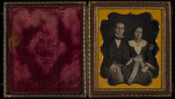 Daguerreotype portrait of Orson Gore (1794-1871) and his wife, Mary Ann Harwood Gore (1796-1852). Orson Gore was a farmer from Talbot County, Maryland. He and his wife had two daughters: Rebecca Ann (1828-1901); and Mary (1833-1870), married Alexander Dodd, Jr.