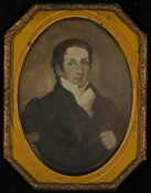 Daguerreotype portrait of Baltimore physician and apothecary Henry Keerl (1755-1827) from a painting by Sarah Miriam Peale. Born in Bavaria, Keerl arrived in Maryland in the early 1780s. In 1784, he married Anna Maria "Polly" Myers (1763-1799). The couple were parents to: John C. (1785-1851); John Samuel (1788-1853); George Henry (1790-1852), married Susannah Mundell; Joshua…