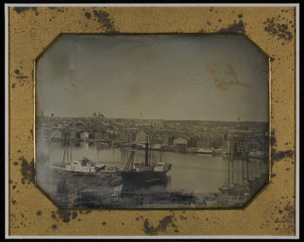 Baltimore Inner Harbor from Federal Hill — circa 1853