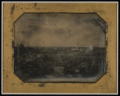 View of Baltimore, Maryland, looking northwest from the Phoenix Shot Tower. This full-plate daguerreotype is part of a series of photographs considered to be the first comprehensive photographic recording of Baltimore City.
