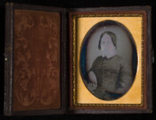 Daguerreotype portrait of Mary Brocke.