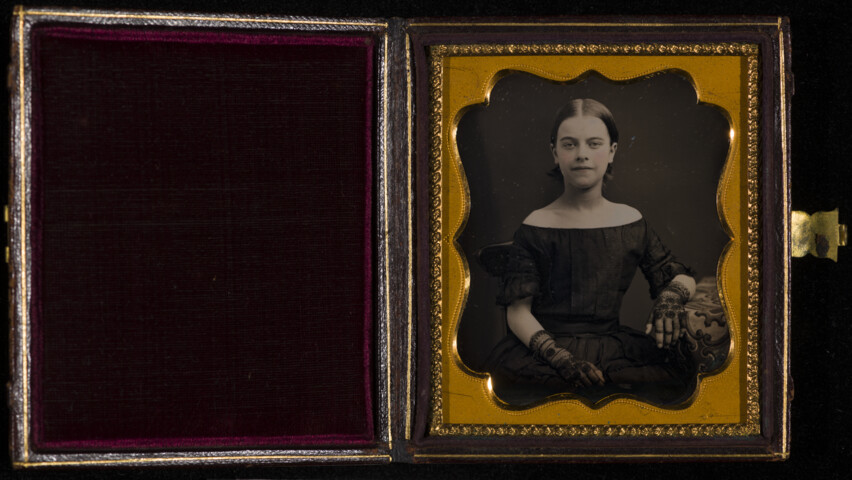Portrait of Mary Shroeder Albert — circa 1854