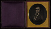 Daguerreotype portrait of an unidentified man.