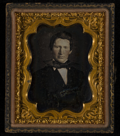 Portrait of an unidentified man — circa 1850