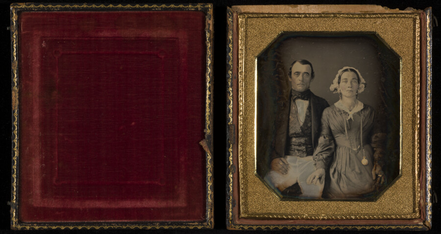 Portrait of a couple — circa 1850